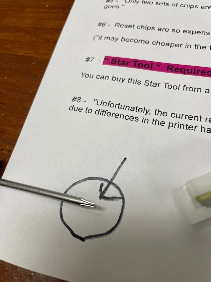 4 " High Capacity " Toner Chip for Xerox C310, C315 Refill printers  - USA only - Image 3 of 4