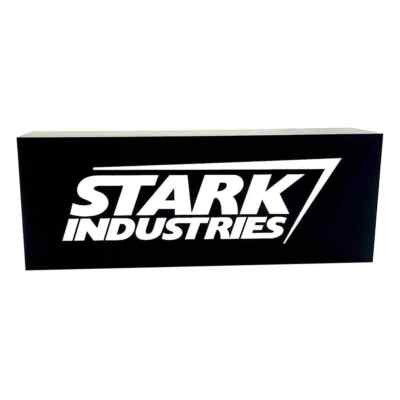 アイアンマン STARK INDUSTRIES LIGHT BOX Hot Toys MCU Marvel Stark Industries Logo USB Light Box - New