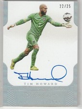 2016-17 Panini FLAWLESS Soccer Tim Howard SP Auto/25 USA AUTOGRAPH PITCH PERFECT