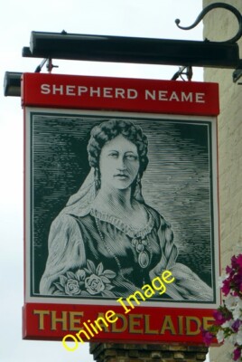 Photo 6x4 The Adelaide inn sign Teddington/TQ1670 For the rest of the pu c2012