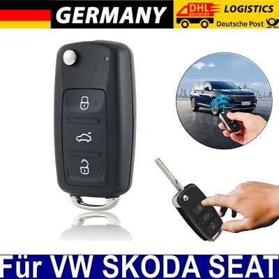 5 Stück 3 Tasten Autoschlüssel Tastenfeld Auto Schlüsselgehäuse Ersatz