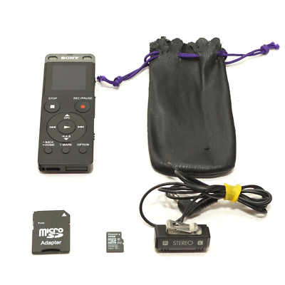 MINT!!]SONY ICD-UX565F Voice recorder FM tuner W/some accessories