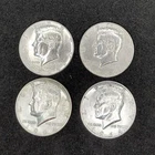 Kennedy Silver Half Dollars Grade F-VF Dated 1964 From Estate Collection