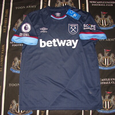 West Ham United Third Football Umbro Shirt Jersey Mark Noble 2021