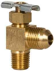 #ad Eaton Weatherhead 330 Brass Angled Instrumentation Needle Valve 3 8quot;x1 4quot; 150psi $32.60