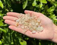 4 oz Topaz Rough Natural Crystal Chips 'A' Grade Bulk Lot 1/4 lb