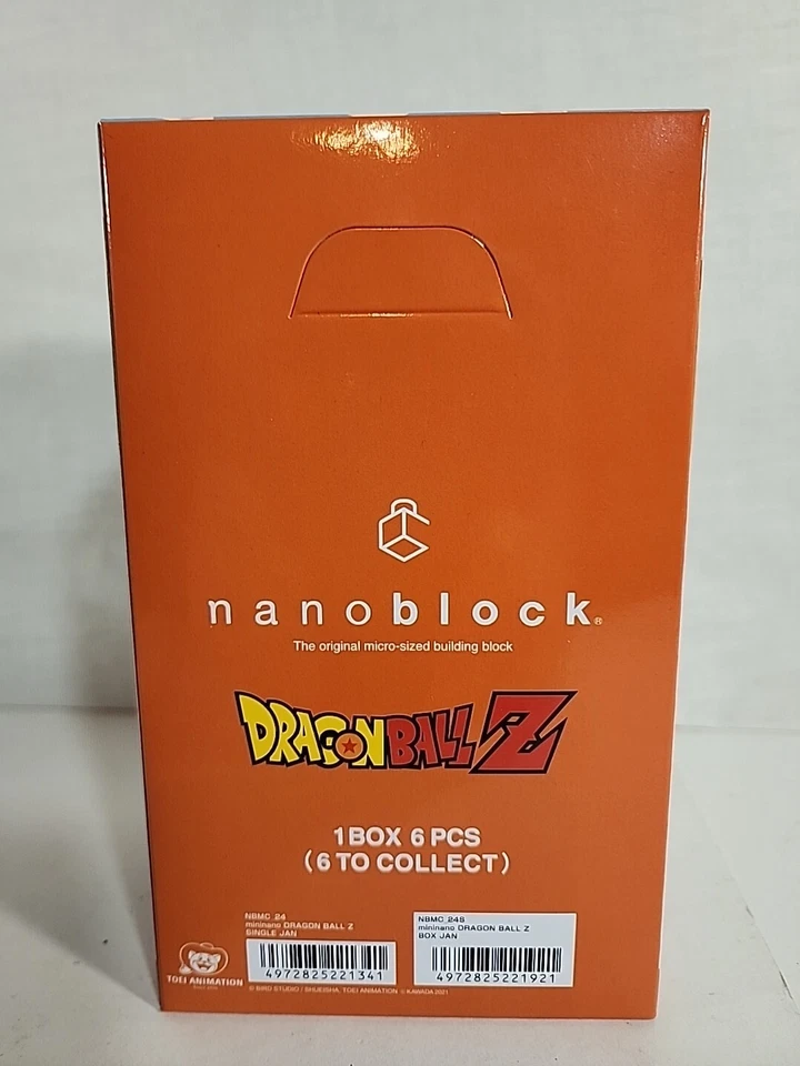 Nanoblock DragonBall Z Building Block Box of 6 Goku Vegeta Krillin Dragon DBZ - Image 3 of 4