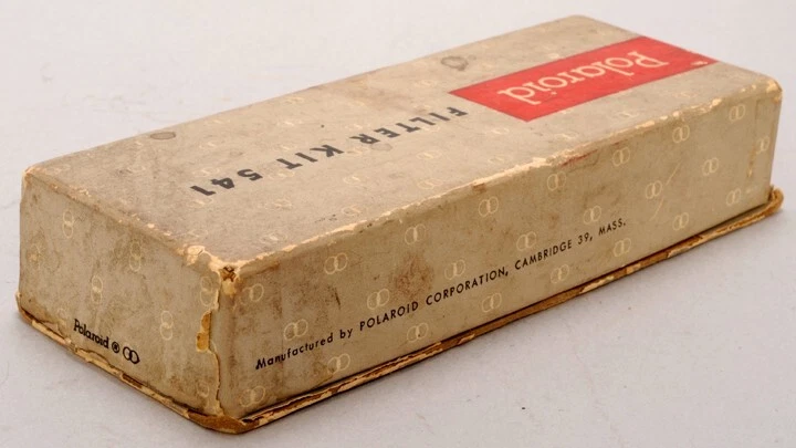 1955 Vintage Genuine Polaroid Filter Kit 541 With Box, Case  & Instructions - Image 4 of 4
