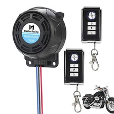 Motorcycle Alarm 125dB Burglar Motorbike Alarm System With 2 Remote Control