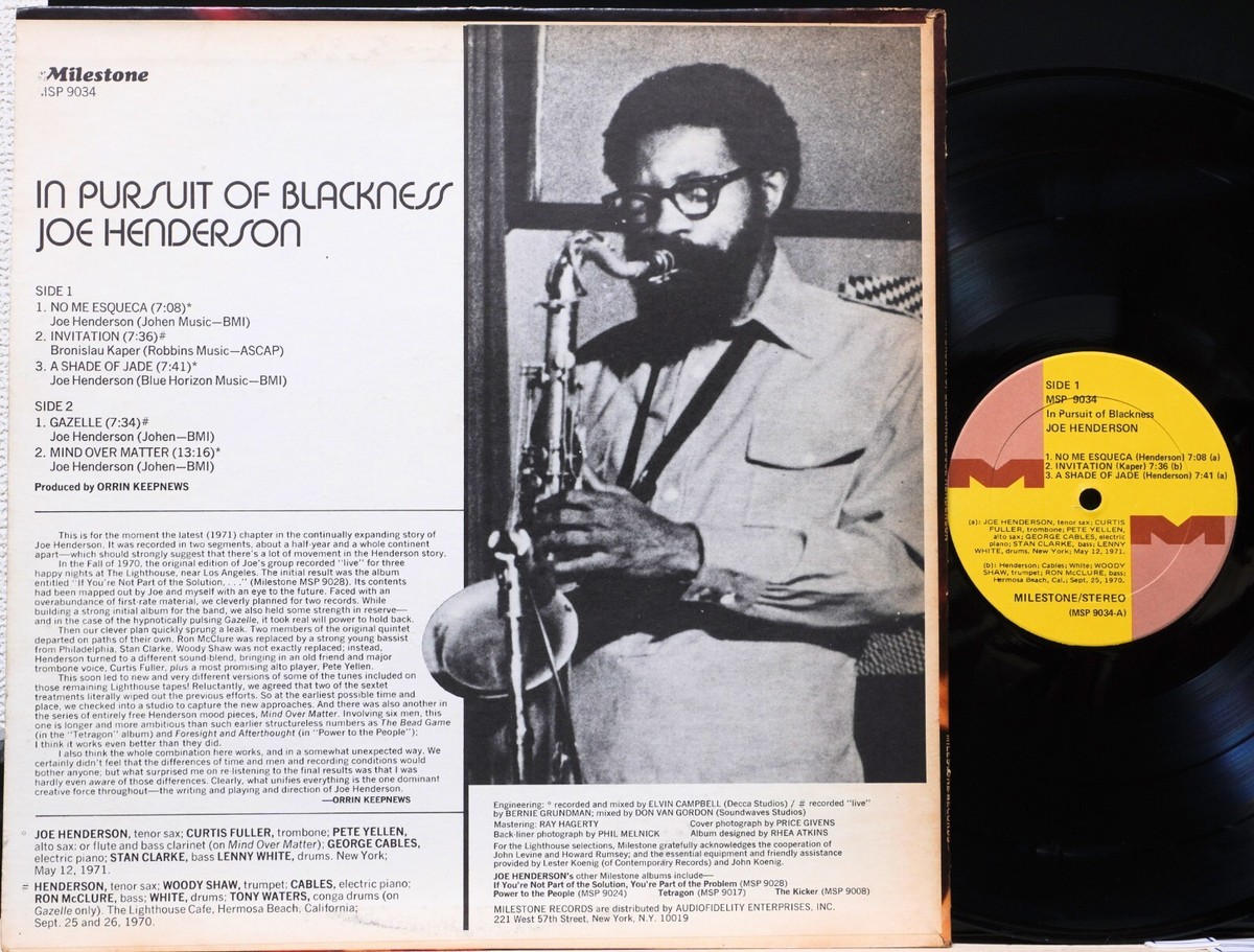 JOE HENDERSON 