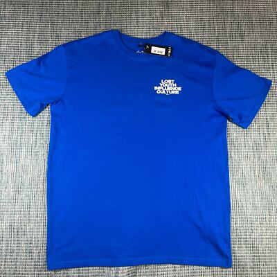 Lost Youth Influence Culture Blue T Shirt Mens Sz L New
