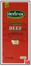 Hormel Herb Ox Beef Bouillon Sodium 50 Packets