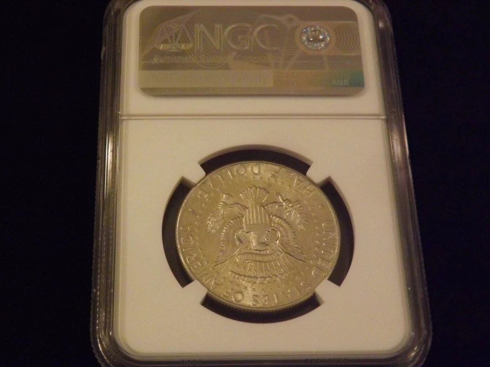 1964 50 C DDO Half Dollar NGC AU 58 - Image 2 of 2