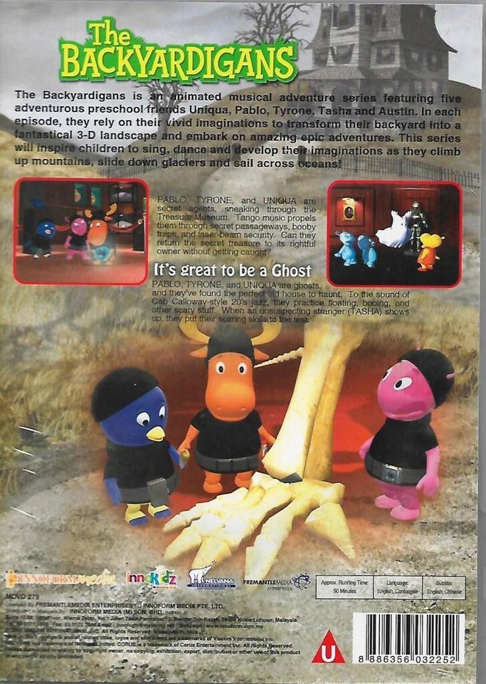 The Backyardigans Secret Mission It's Great to Be a Ghost DVD Free Ship ...