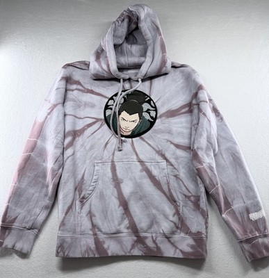 Hypland Naruto Shikamaru Tie Dye Hoodie Men s Small Pullover Anime Streetwear