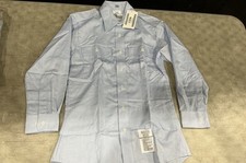 GENUINE USAF SERVICE DUTY LONG SLEEVE DRESS SHIRT. SIZE: 14x29 NEW IN BAG TAG