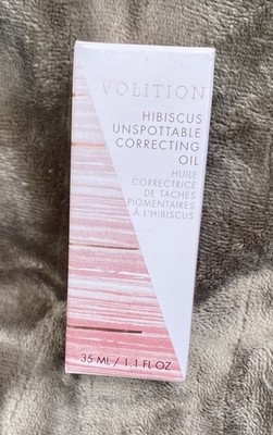 NIB Volition Hibiscus Unspottable Correcting Oil 35ml Vegan Clean Dark Spots 