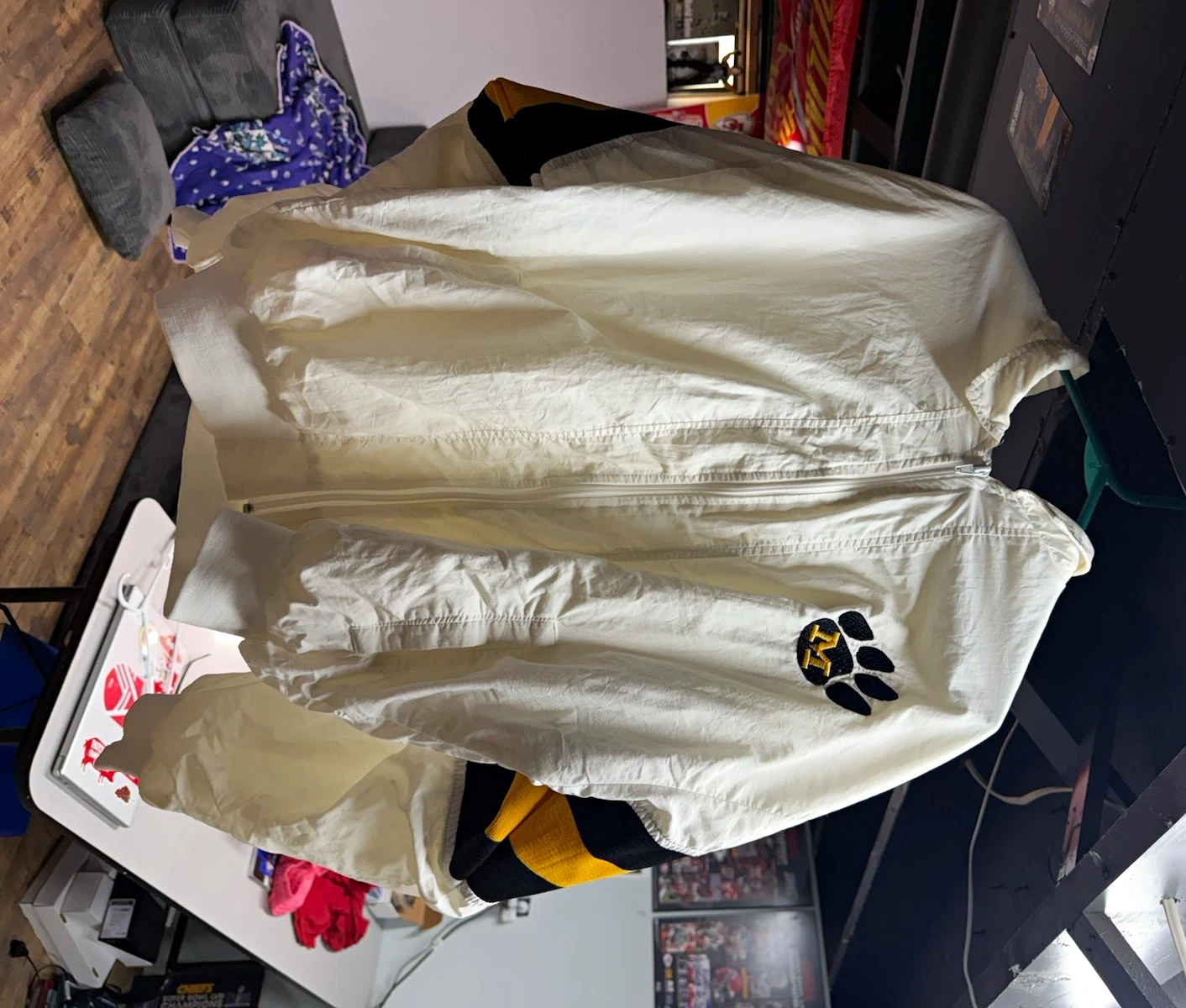 Mizzou Tigers Vintage Bomber Jacket Size XL Unisex image 1