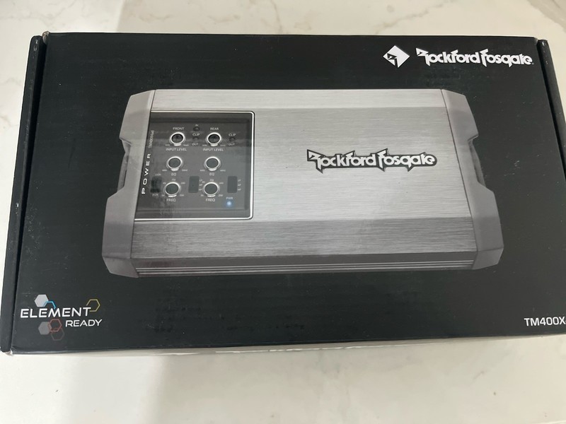 Rockford Fosgate TM400X4AD 400W 4 Channel Power Marine Amplifier