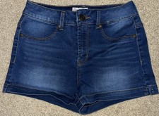 2007 "SO" High-Waisted Denim Shorts Size 5