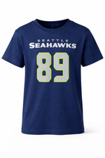NFL Team Apparel Youth Seattle Seahawks Doug Baldwin T-Shirt MEDIUM NAVY