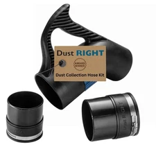 Dust Right Dust Collector Accessories Kit Includes Quick Change Floor Sweep, ...