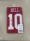 San Francisco 49ers Ronnie Bell #10 Signed Football Jersey Beckett Authenticated