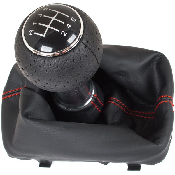 Schaltknauf + Schaltsack Audi A3 8L 96-03 6-Gang-image