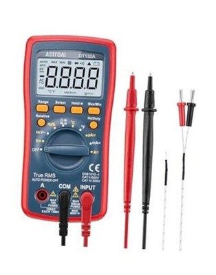  Digital Multimeter, TRMS 4000 Counts Volt Meter (Manual and DT132A Multimeter