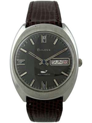 Herrenarmbanduhr Bulova Sea King Automatic Day & Date Kal 11 ANACB, funktioniert