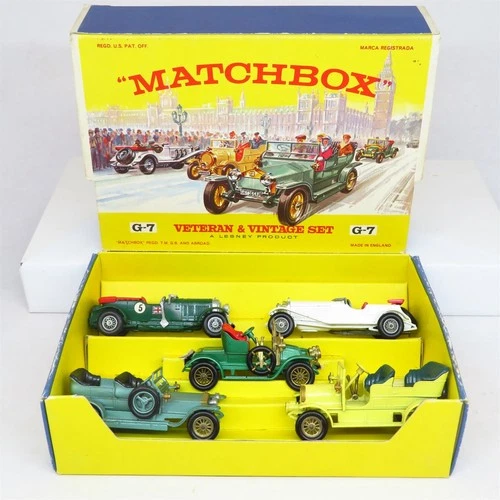 Matchbox Models of Yesteryear - G7 Veteran & Vintage Gift Set - Boxed Lesney