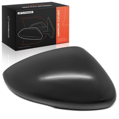 A-Premium Passenger Side Mirror Cover Cap Smooth Black for Honda Accord 18-24