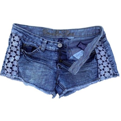 Vanilla Star Jeans Shorts Woman's Size 29 Blue Cut-Offs Faded Denim Tag 5
