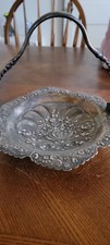 Panier de mariée ancien en plaqué argent