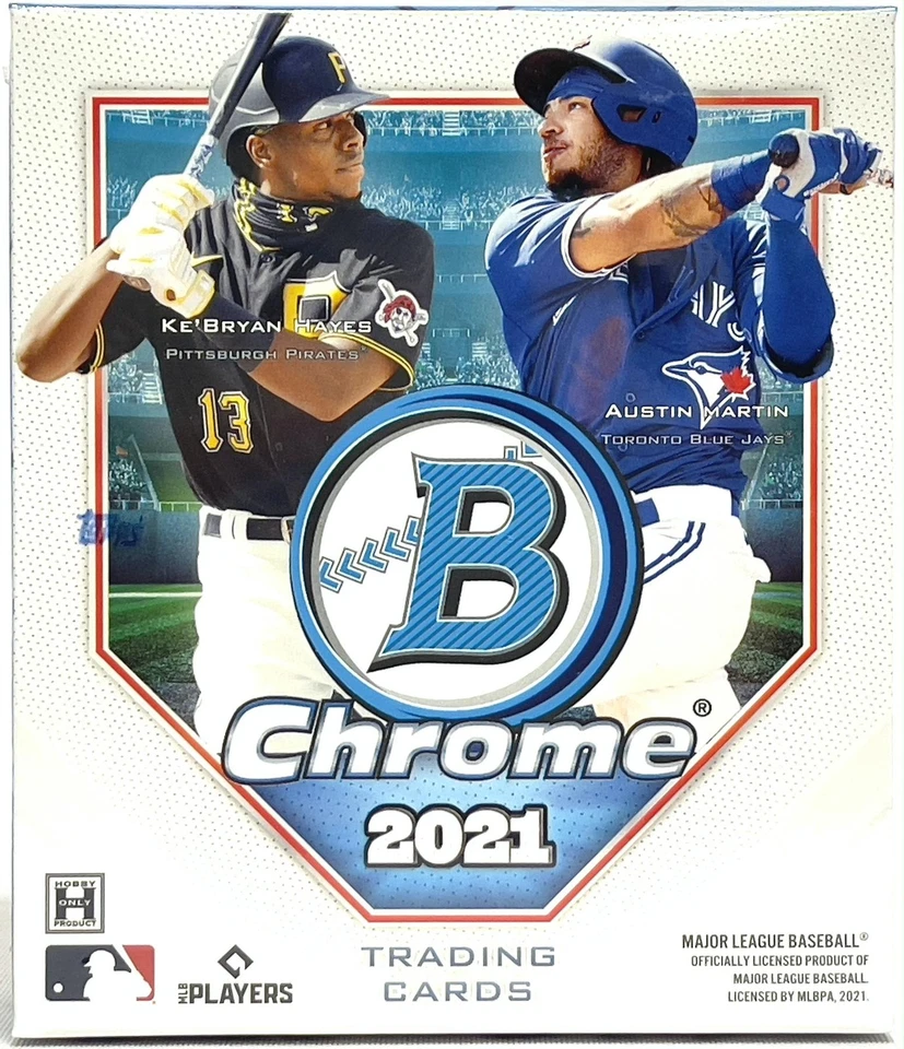 2021 BOWMAN CHROME BASEBALL HOBBY BOX - Image 3 of 4