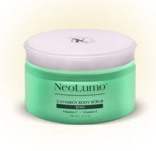 NEOLUMO 2-SYNERGY BODY SCRUB OCEAN-VITAMIN C-VITAMIN E-10.5 oz/300 ml-NEW-SEALED
