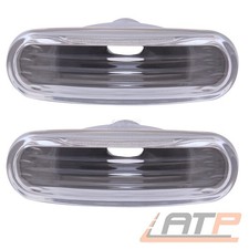 2x BLINKER GLASKLAR LINKS+RECHTS FÜR CITROEN NEMO FIAT DOBLO FIORINO PUNTO PANDA