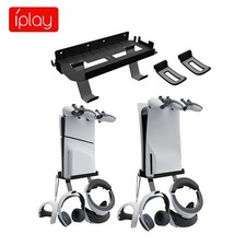 Wall Mount Holder for PS5 Pro/Slim/PS5/VR2 Headset Controller Hooks