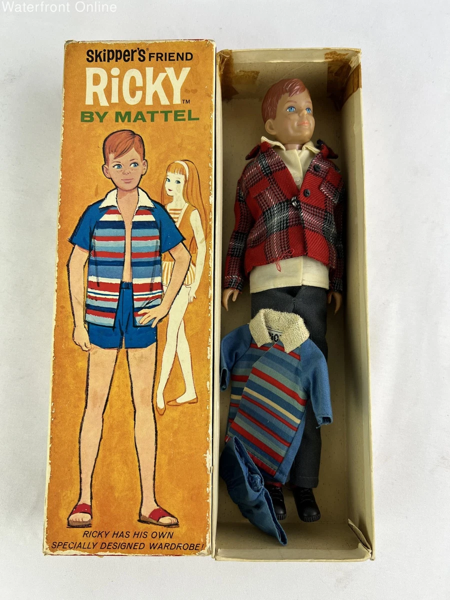 Poupée Barbie Friend Ricky – Mattel 1964 – Vintage Japon – Original Avec Vêtements