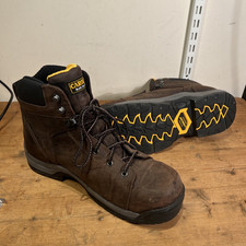 Men's Carolina Boot Steel Toe, leather Waterproof CA7558 Brown, 13D USA, UK 12