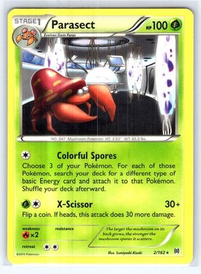 Parasect Rare XY - BREAKthrough 2/162 MP