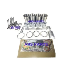 HA Engine Rebuild kit & VALVES fits Mazda Engine Forklift Truck Excavator