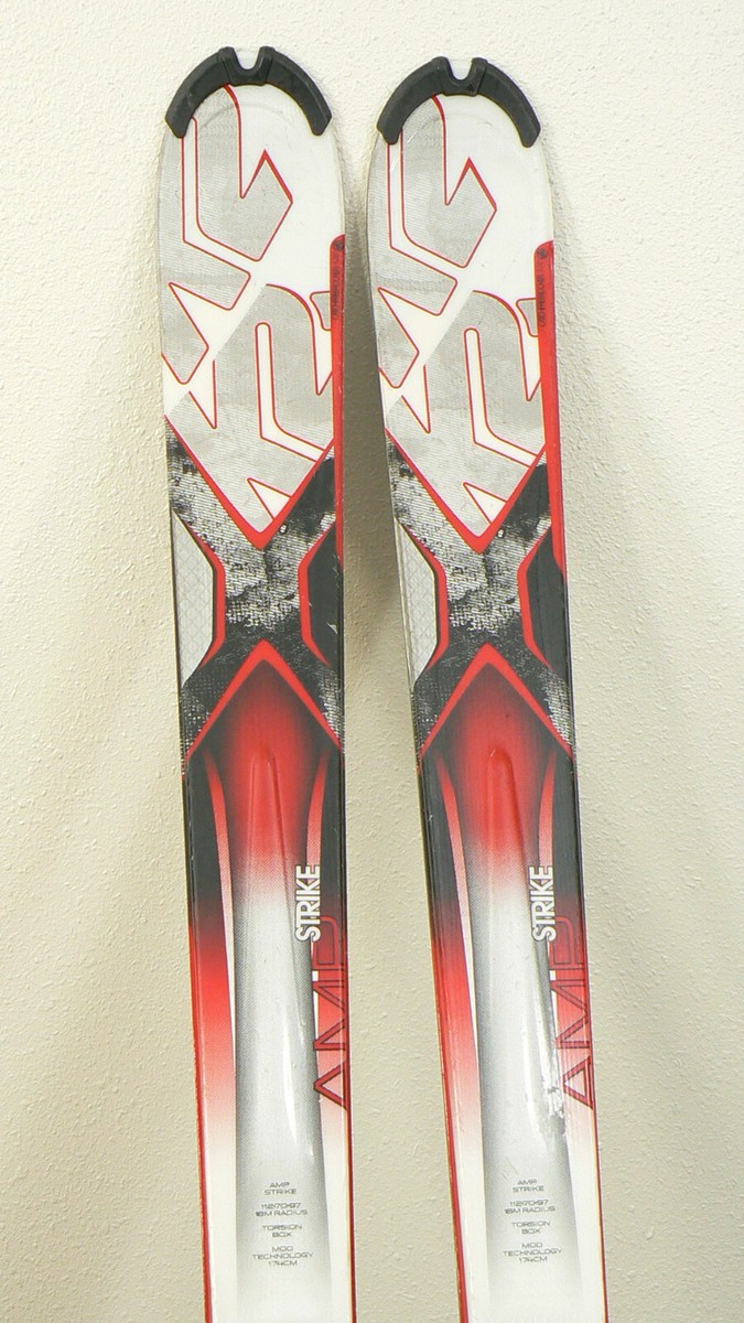 174 cm K2 AMP STRIKE Catch-Free Rocker All-Mtn Skis w 174 cm K2 AMP STRIKE Catch-Free Rocker All-Mtn Skis w