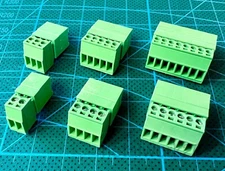 Female Phoenix Style 2.54mm Pluggable Screw Terminal Block, Male PCB socket, M-F