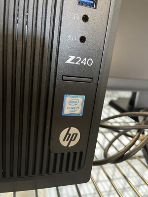 HP Z240 Tower Workstation PC i7-6700 3.4GHz 16GB 1TB HDD WIN 10 HP