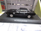PLYMOUTH Cuda Barracuda V8 Coupe 1971 Filmauto John Wick 4 Movie Greenlight 1:43