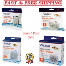 Aqueon Aquarium Fish Tank Replacement Filter Cartridges, ( Select Your Size )
