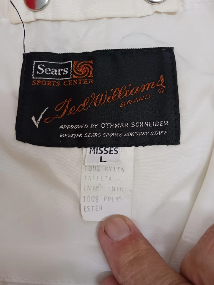 Sears Jacket Ladies Size L Full Zip Vintage - Image 3 of 4