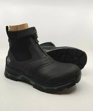 MUCK MEN'S APEX MID ZIP HIKING BOOTS TACTICAL WATERPROOF BLACK GREY AXMZ-000
