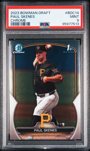 2023 BOWMAN DRAFT Paul Skenes 1° Prospect Cromato Auto #CDA-PS Pirates - Foto 10